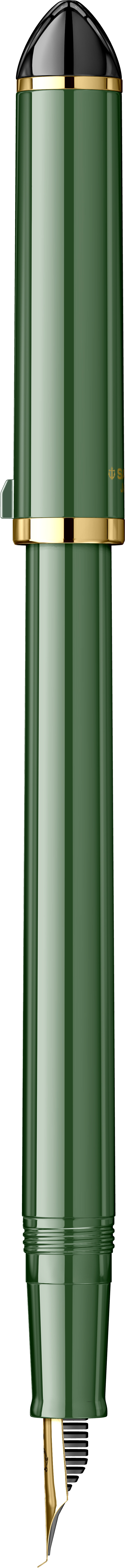 Stilou Caligrafic Fude de Mannen Green GT 55º Nib [1]