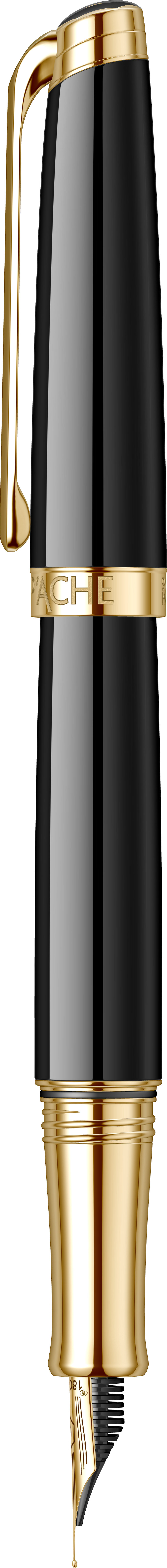 Stilou Ebony Black GT cu penita aur 18K [1]