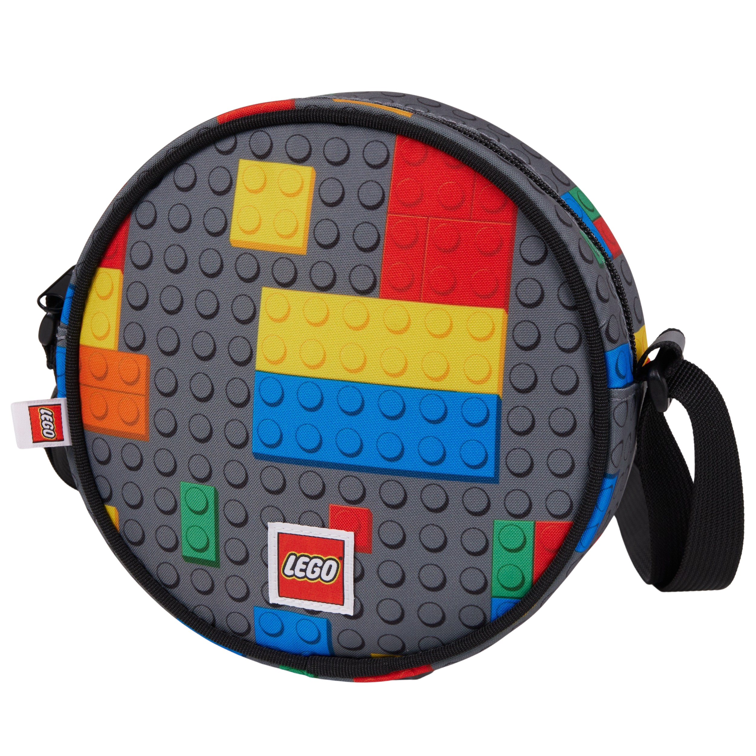 Noutati - Geanta Crossbody Rotunda LEGO Colorful Bricks