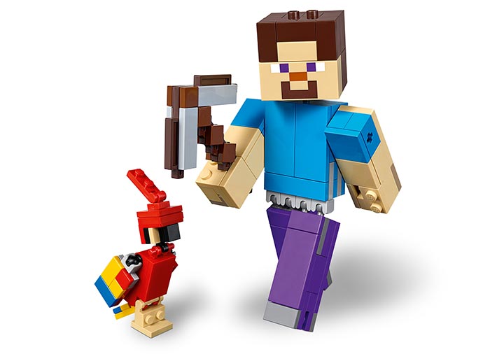 Minecraft Steve BigFig cu papagal (21148) [3]