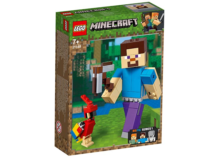 Minecraft Steve BigFig cu papagal (21148) [0]