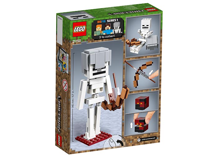 Minecraft Schelet BigFig si cub de magma (21150) [2]