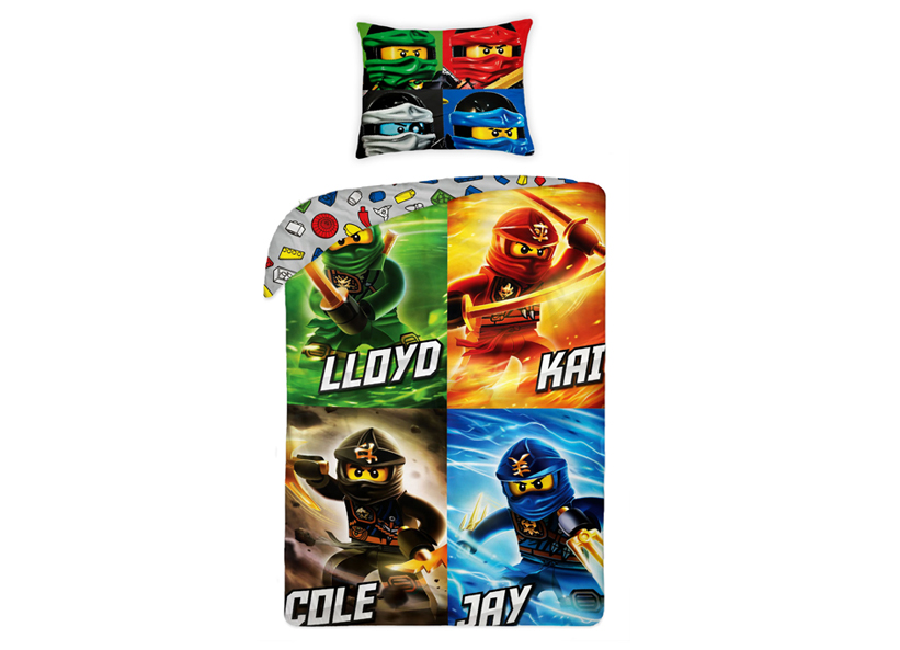 LEGO - Lenjerie de pat LEGO Ninjago (395933)