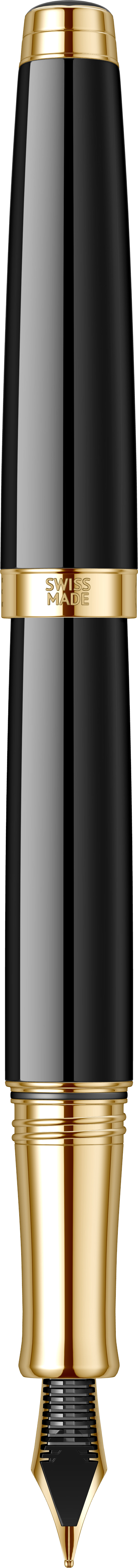 Stilou Ebony Black GT cu penita aur 18K [2]