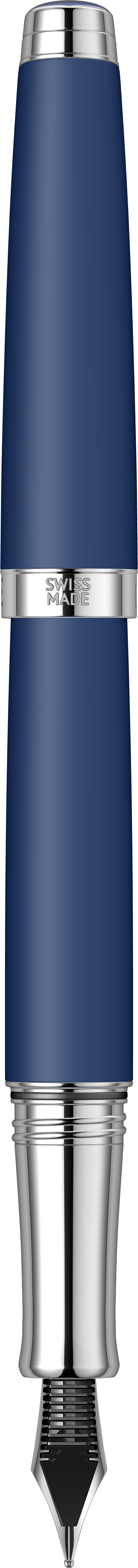 Stilou Matte Blue SRT cu penita aur 18K [2]