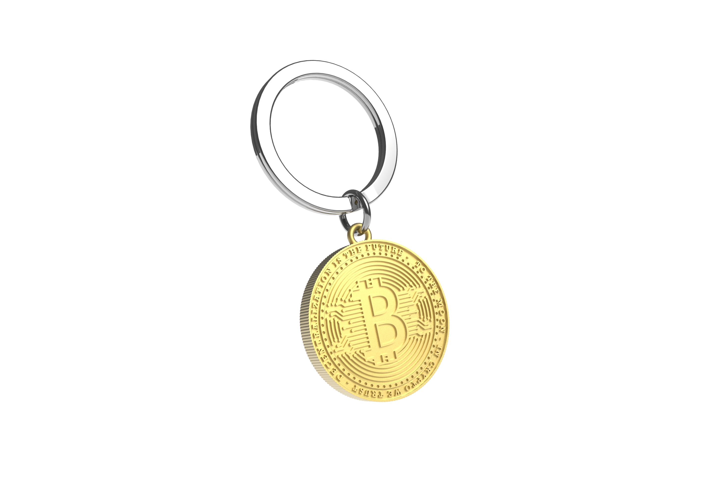 Breloc bitcoin crypto, Metalmorphose [2]