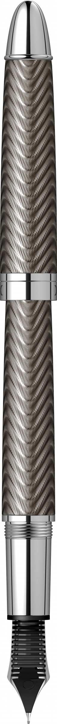 Herringbone Gun Metal Stilou [2]