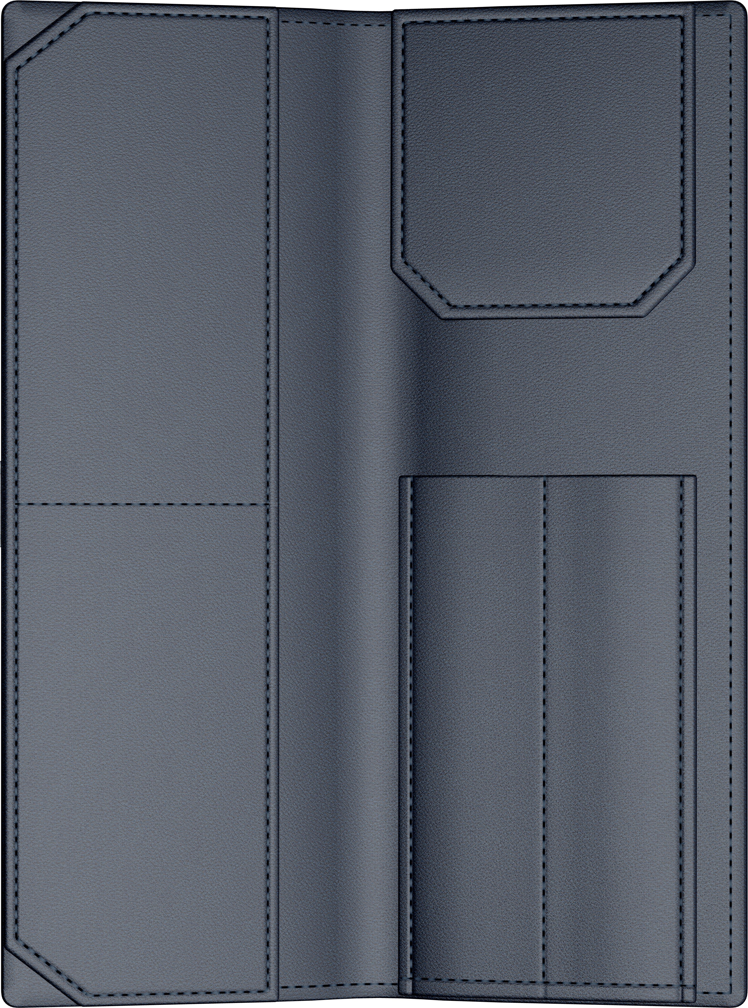 Etui Piele Collector's Navy blue - 2 Piese [2]