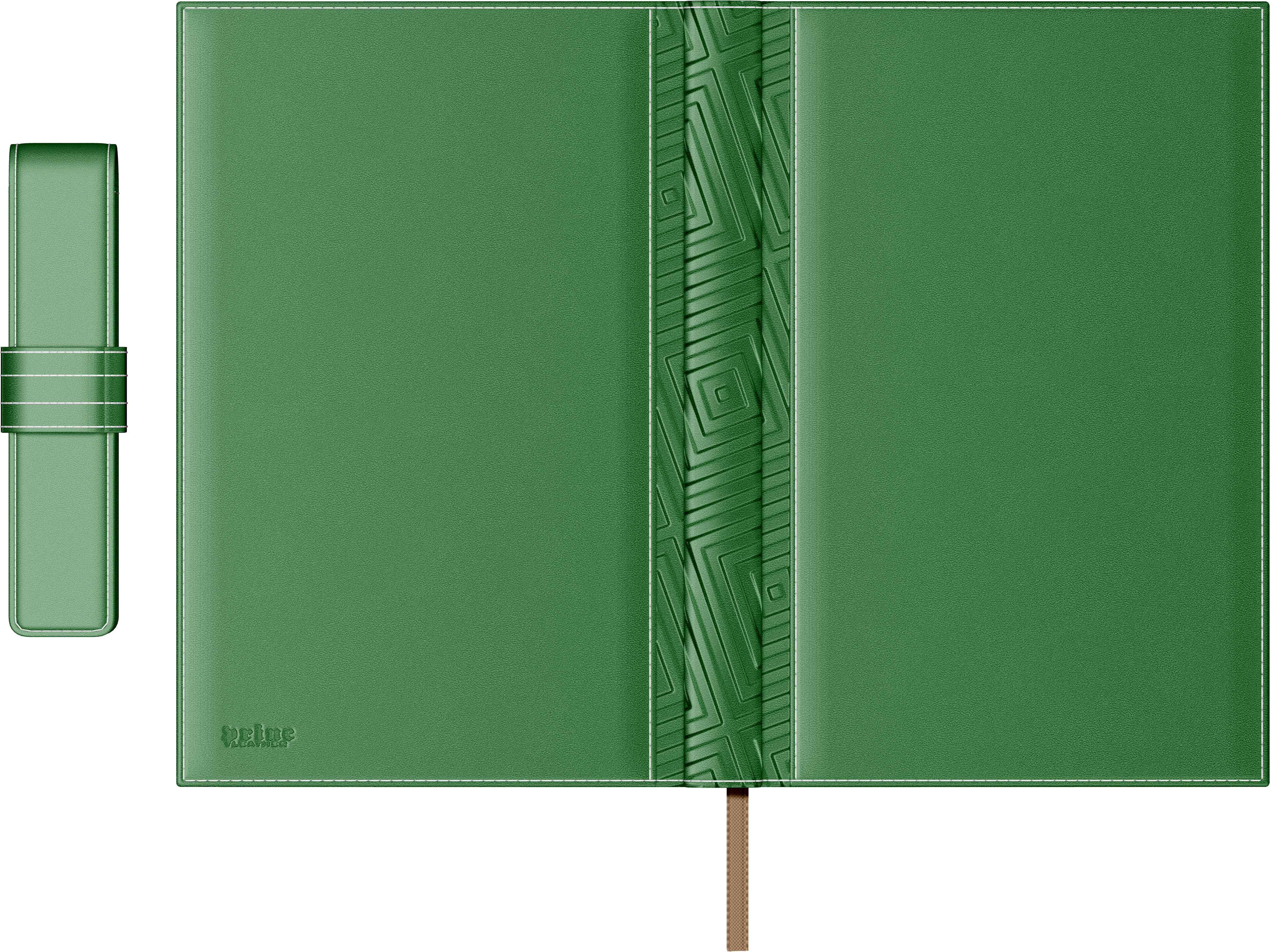 Set Agenda Piele B5 + Pouch Pen - Green [2]