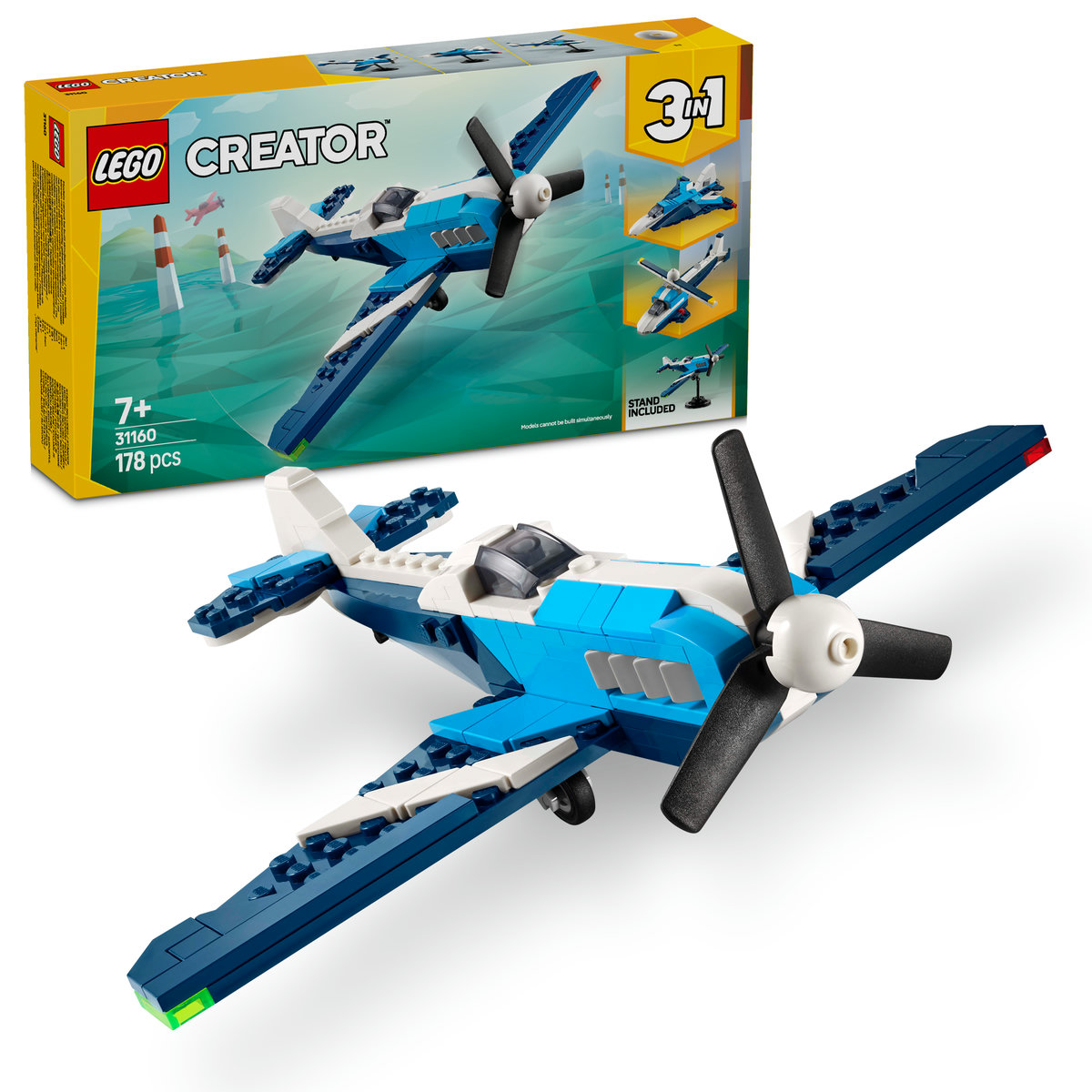 LEGO - Avion de curse - Ambalaj deteriorat