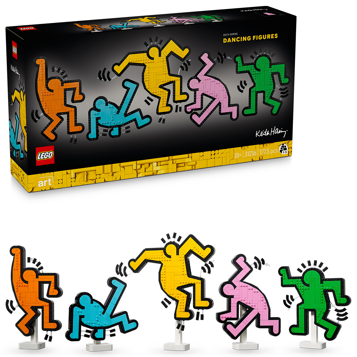 Keith Haring - Figurine care danseaza - Ambalaj deteriorat [0]