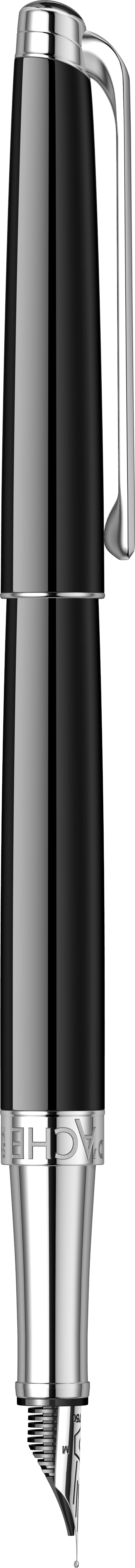 Stilou slim Ebony Black SRT cu penita aur 18k [3]