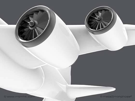 Breloc Motor Avion Metalmorphose [1]