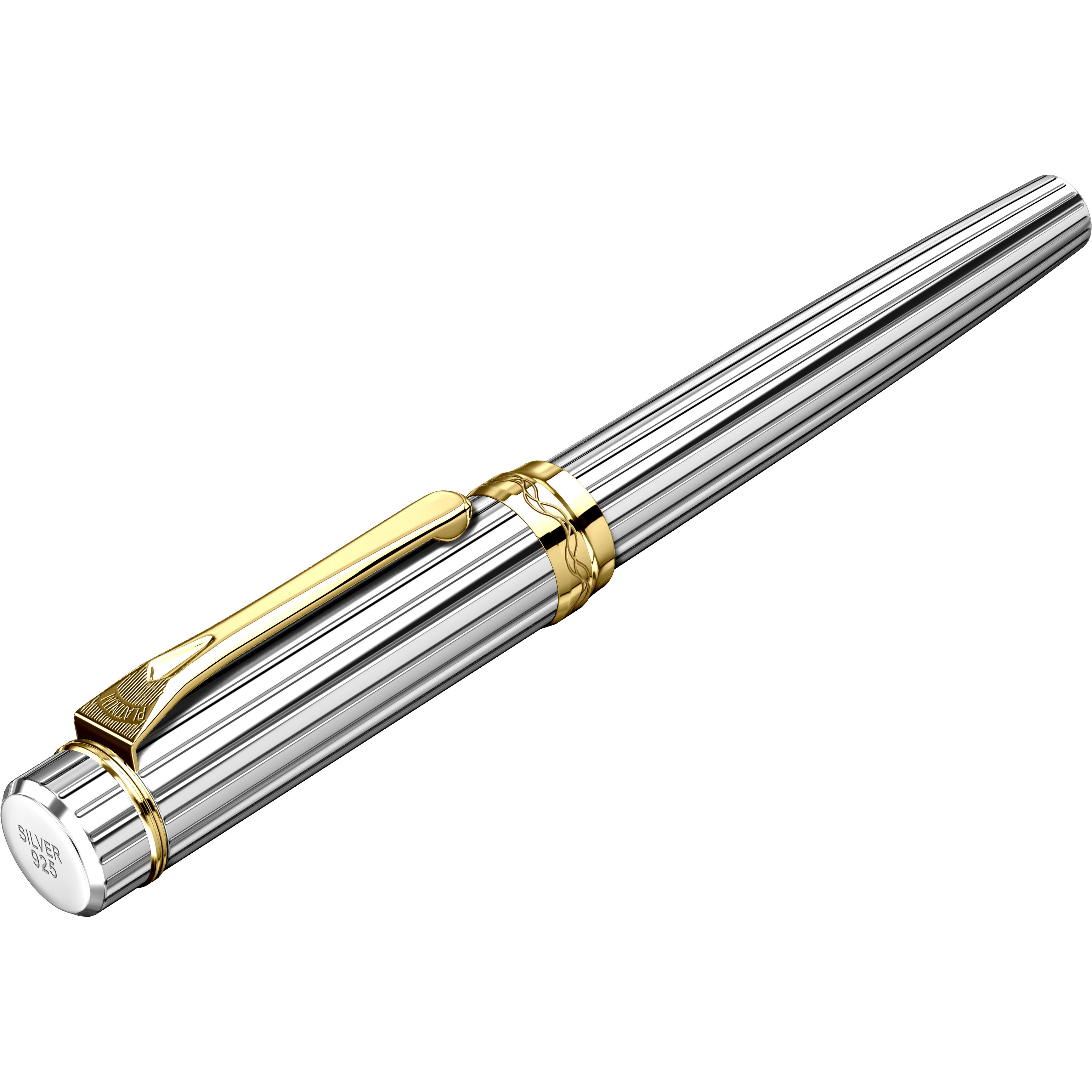 Stilou Platinum Pin Stripe Argint masiv F [4]