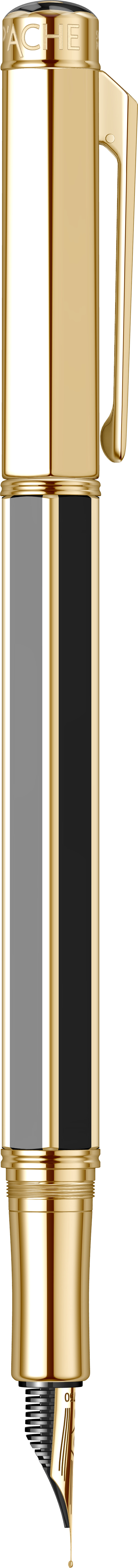 Stilou China Black GT cu penita aur 18K [3]