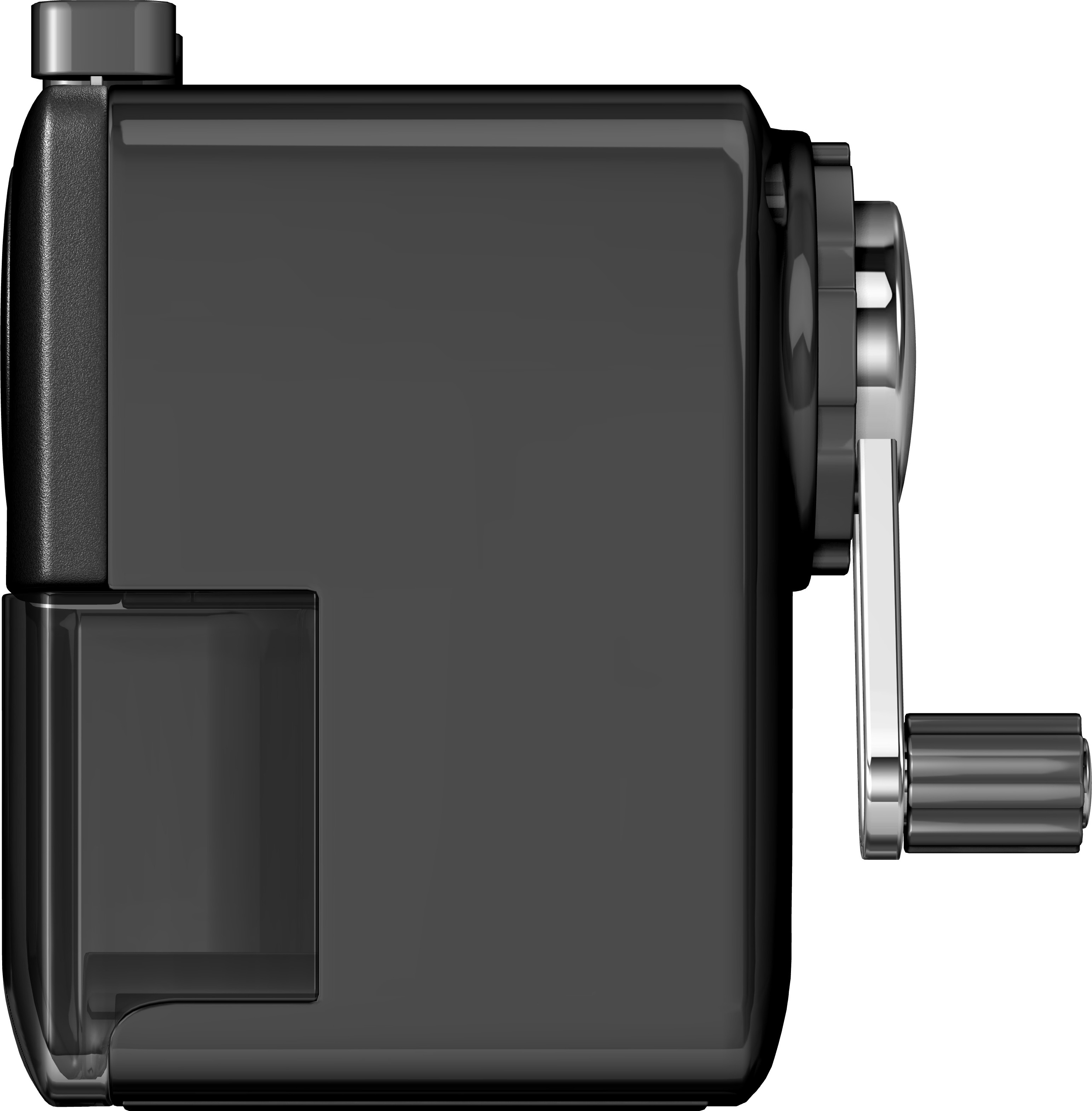 Ascutitoare plastic neagra cu manivela [3]