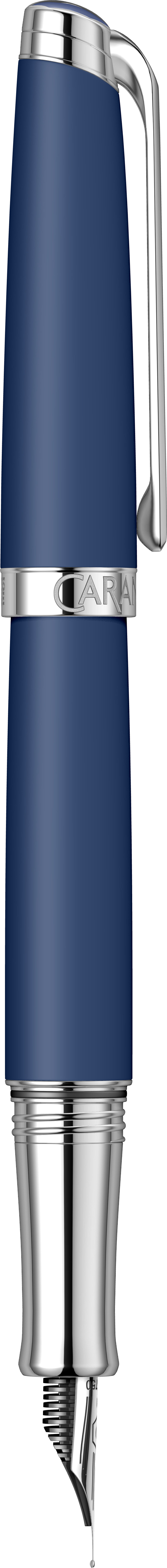 Stilou Matte Blue SRT cu penita aur 18K [3]