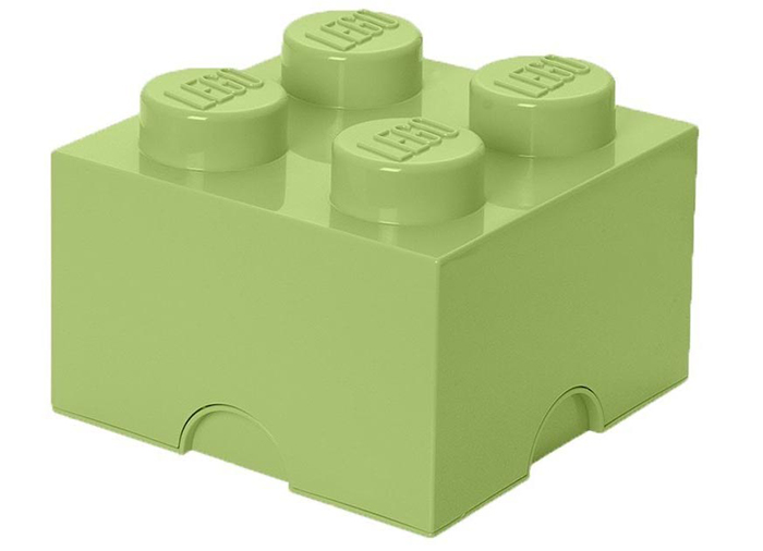 LEGO - Cutie depozitare LEGO 2X2 verde galbui (40031748)