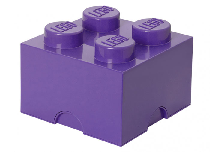 LEGO - Cutie depozitare 2x2, violet mediu (40031749)