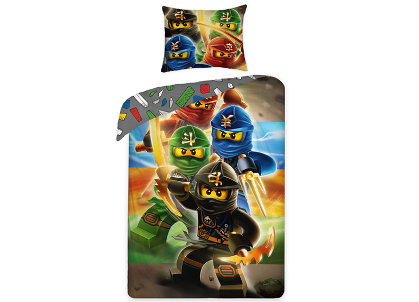 LEGO - Lenjerie de pat LEGO Ninjago (LEG-374)