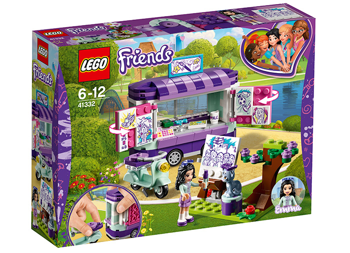 Lego Friends - Standul de arta al Emmei (41332)