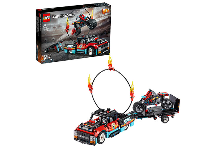 LEGO - Camion si motocicleta de cascadorii