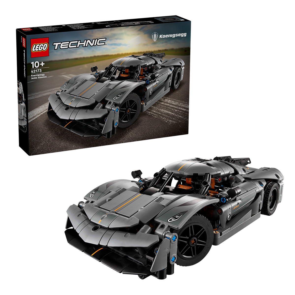 LEGO - Hipermasina Koenigsegg Jesko Gri Absolut - Ambalaj deteriorat