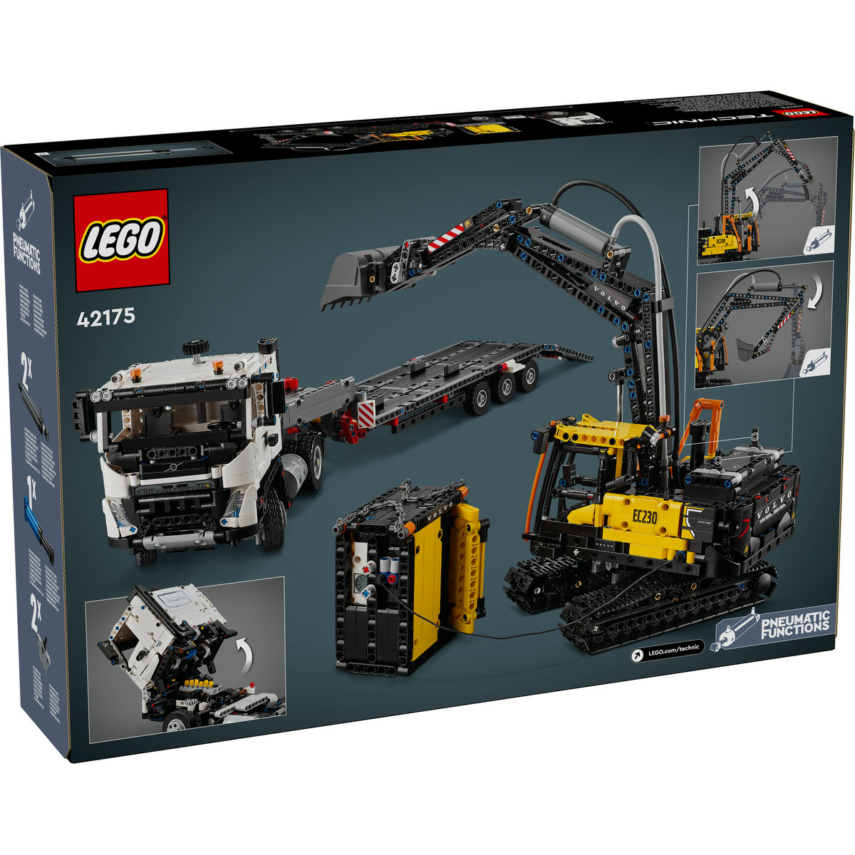 Camionul FMX si excavatorul electric EC230 de la Volvo - Ambalaj [2]
