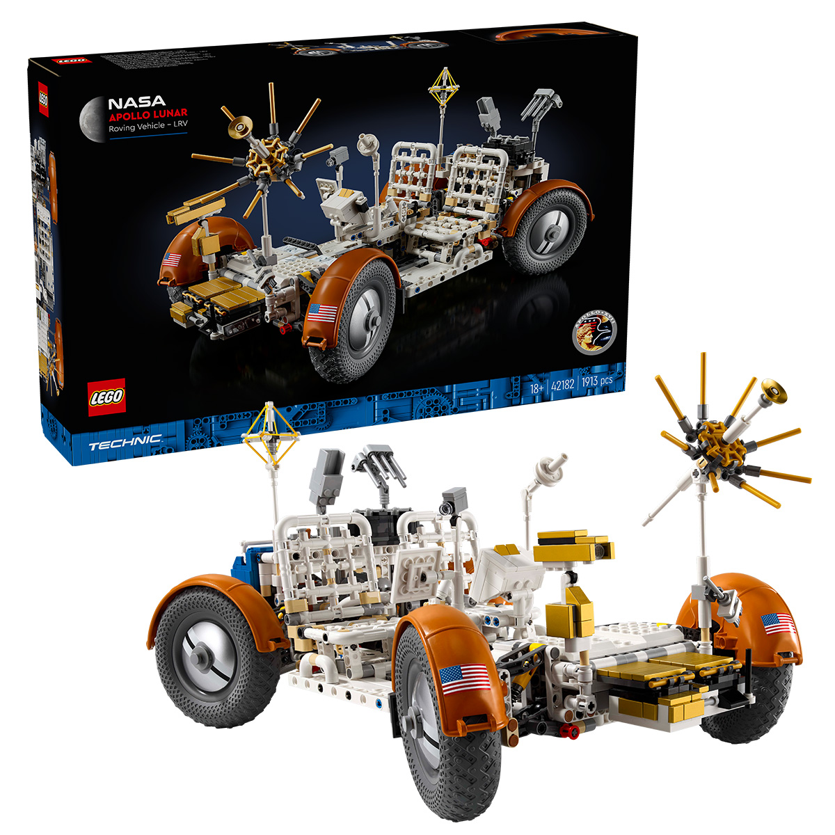 LEGO - Roverul selenar din misiunile NASA Apollo - Ambalaj deteriorat