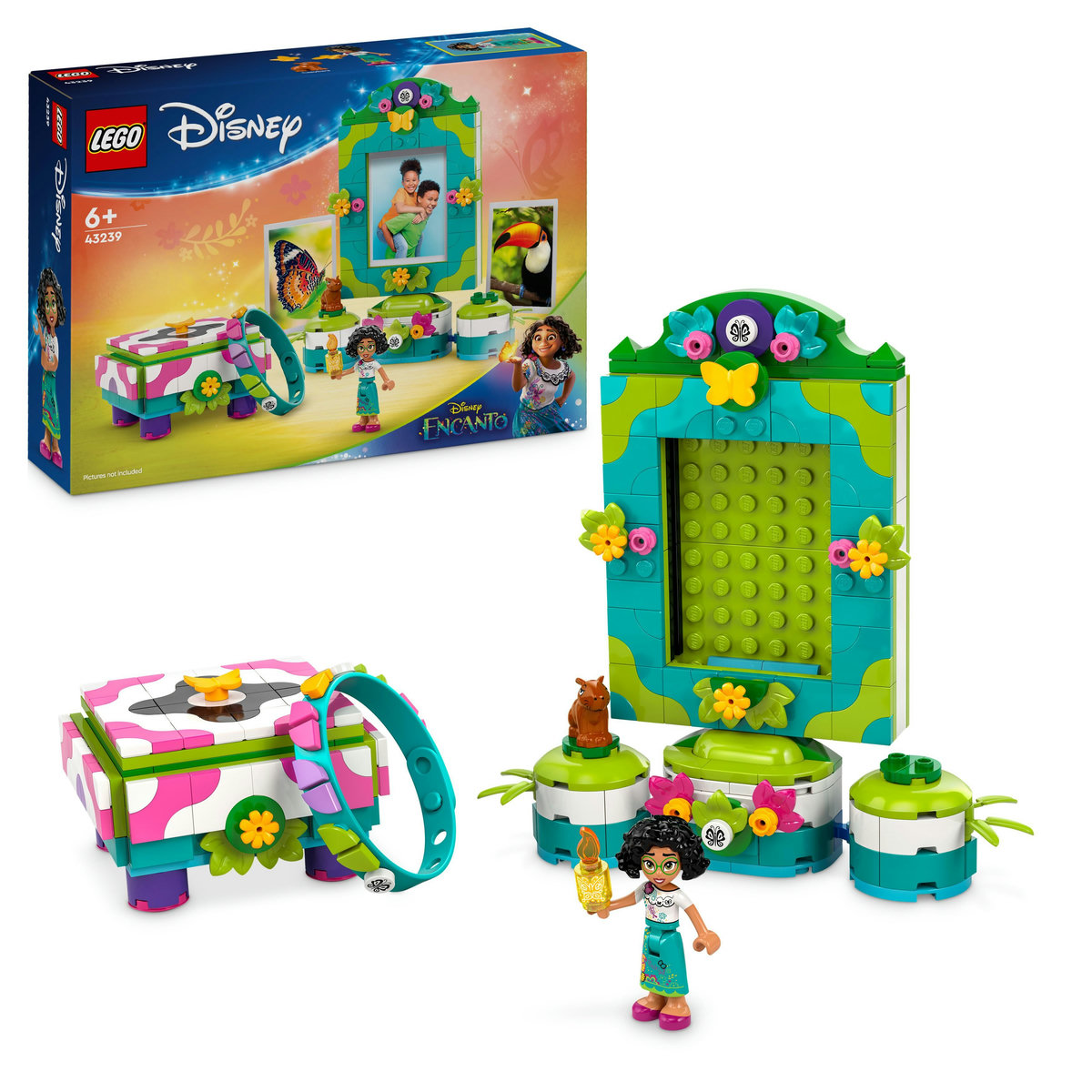Lego Disney - Rama foto si cutia de bijuterii a Mirabelei - Ambalaj deteriorat