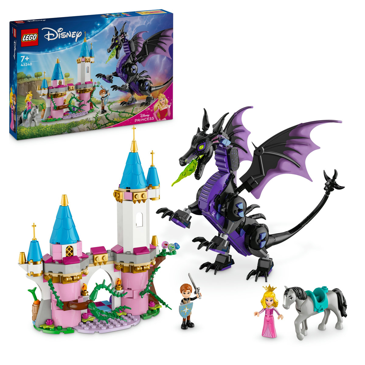 Lego Disney - Maleficent sub forma de dragon - Amblaj deteriorat