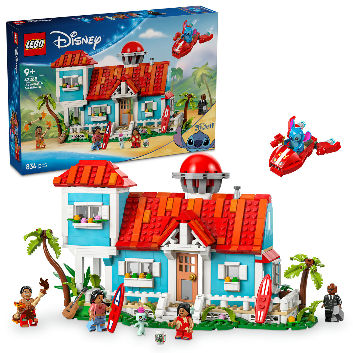 Lego Disney - Casa de pe plaja a lui Lilo si Stitch - Ambalaj deteriorat