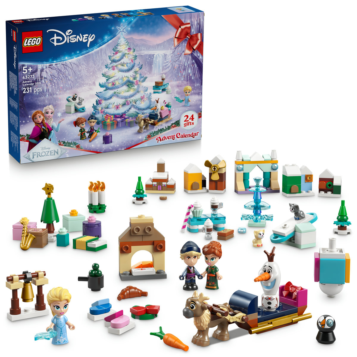 Lego Disney - LEGO ǀ Disney Regatul de gheaţă Calendar de advent 2025 - Ambala