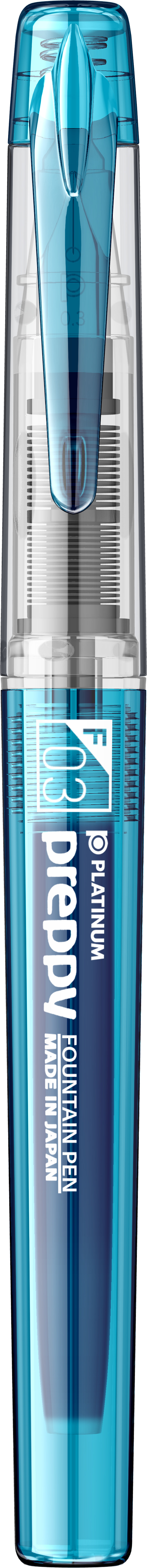 Stilou Platinum Preppy Blue Black 0.3 F [4]