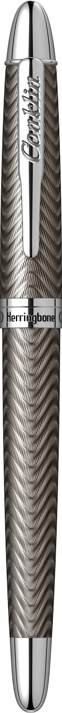 Herringbone Gun Metal Stilou [4]