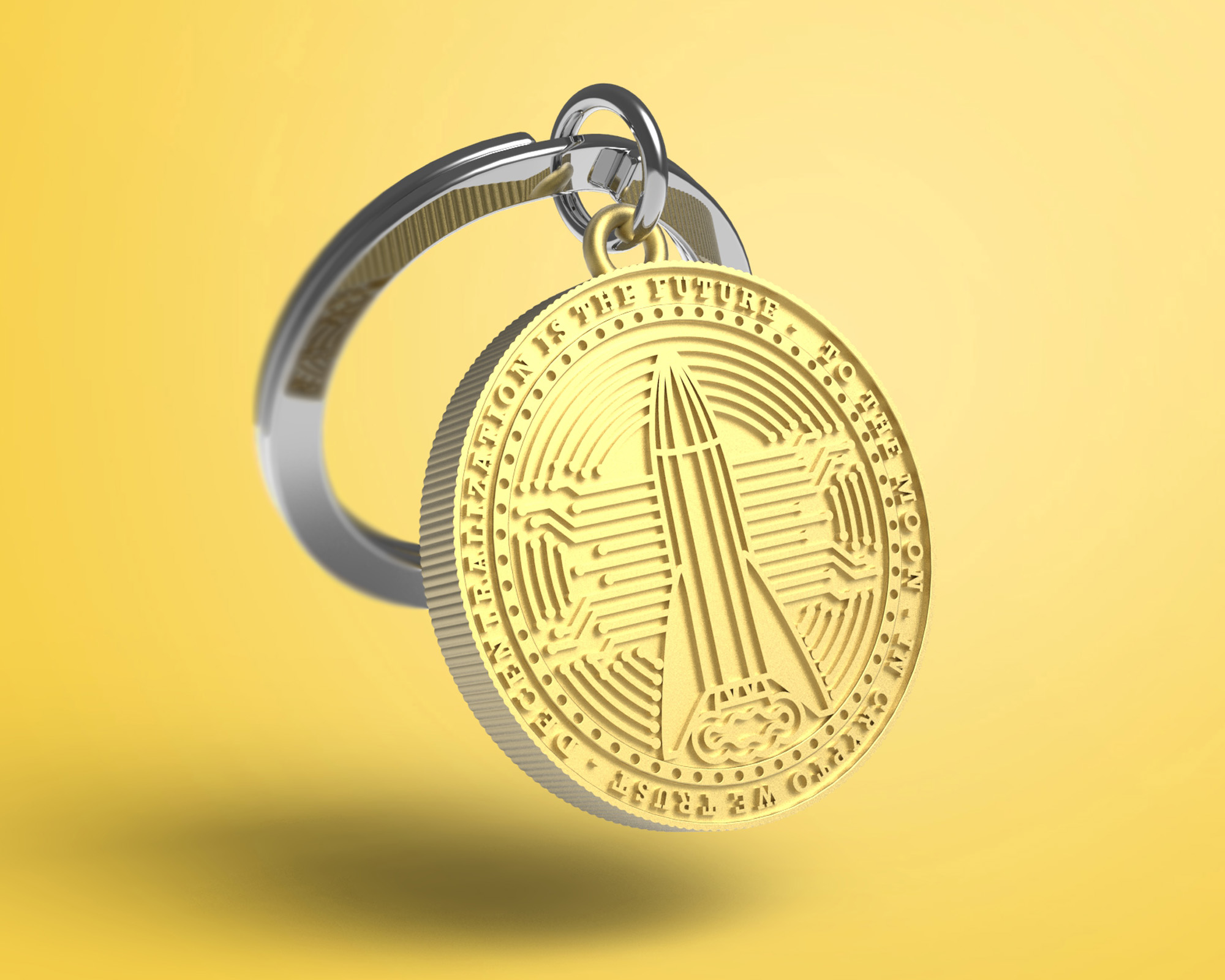 Breloc bitcoin crypto, Metalmorphose [4]