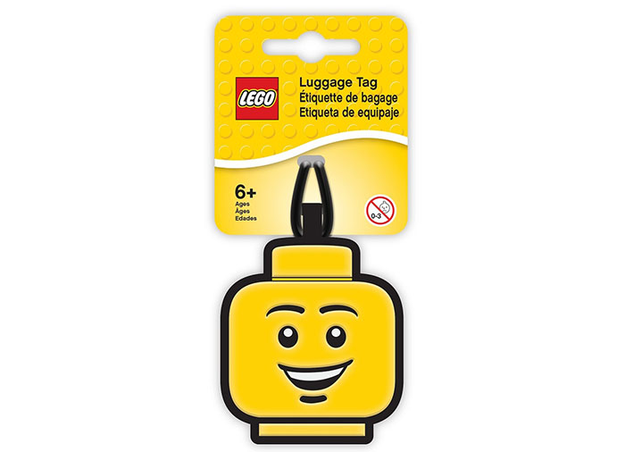 LEGO - Eticheta bagaje cap minifigurina LEGO baiat