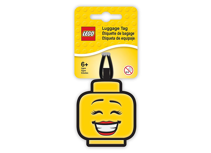 LEGO - Eticheta bagaje cap minifigurina LEGO fata