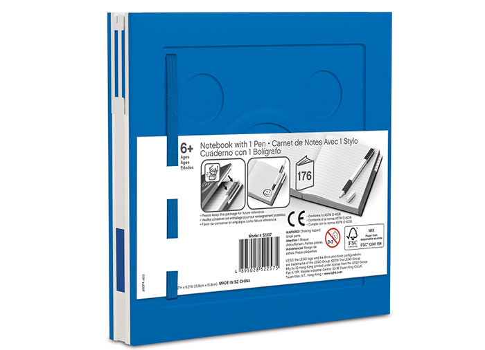 Agenda cu pix LEGO - Albastru [2]