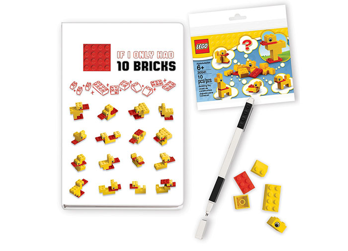 Set: agenda, pix cu gel si 10 caramizi  (52283) [1]