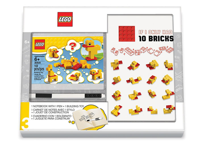 LEGO - Set: agenda, pix cu gel si 10 caramizi  (52283)