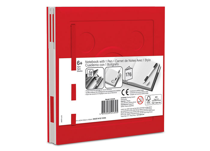 Agenda cu pix LEGO - Rosu [2]