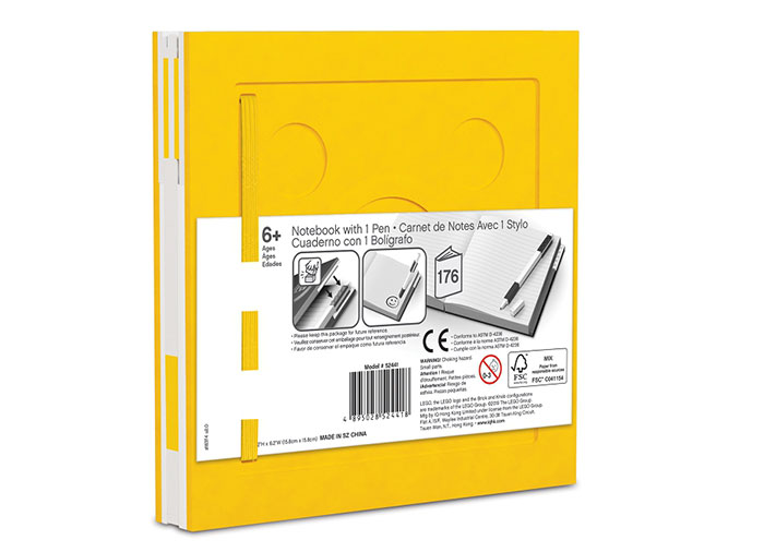 Agenda cu pix LEGO - Galben  (52441) [2]