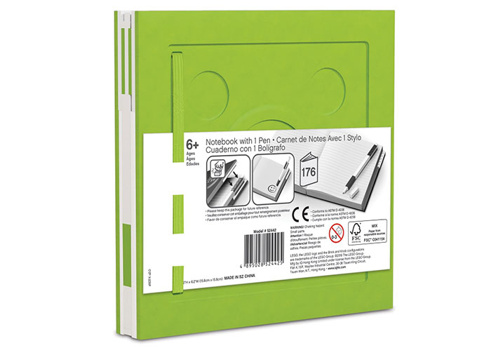 Agenda cu pix LEGO - Lime [2]