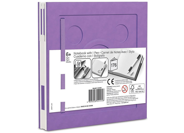 Agenda cu pix LEGO - Lavanda [2]