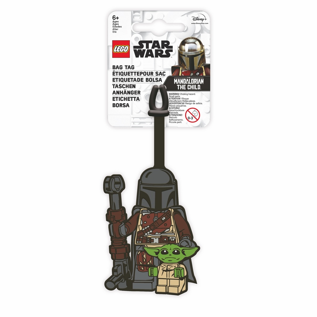 LEGO - Eticheta bagaje LEGO Star Wars Mandalorianul și Copilul