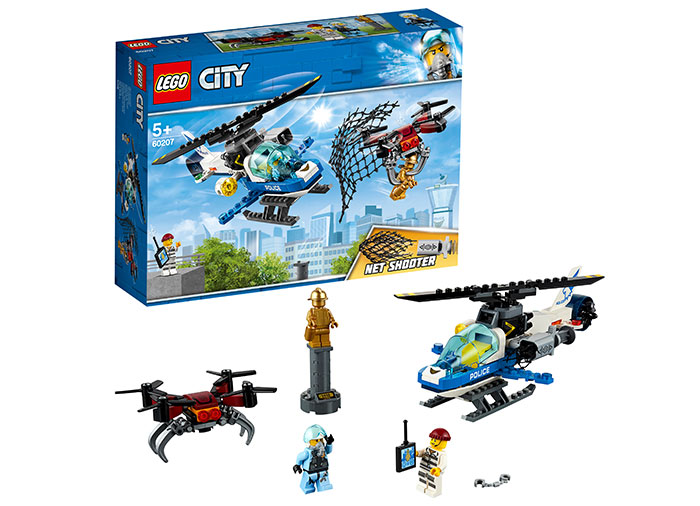Lego City - Urmarirea cu drona a politiei aeriene (60207)