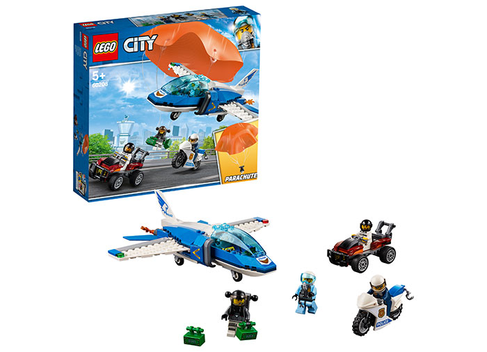 Lego City - Arest cu paraautisti al politiei aeriene (60208)