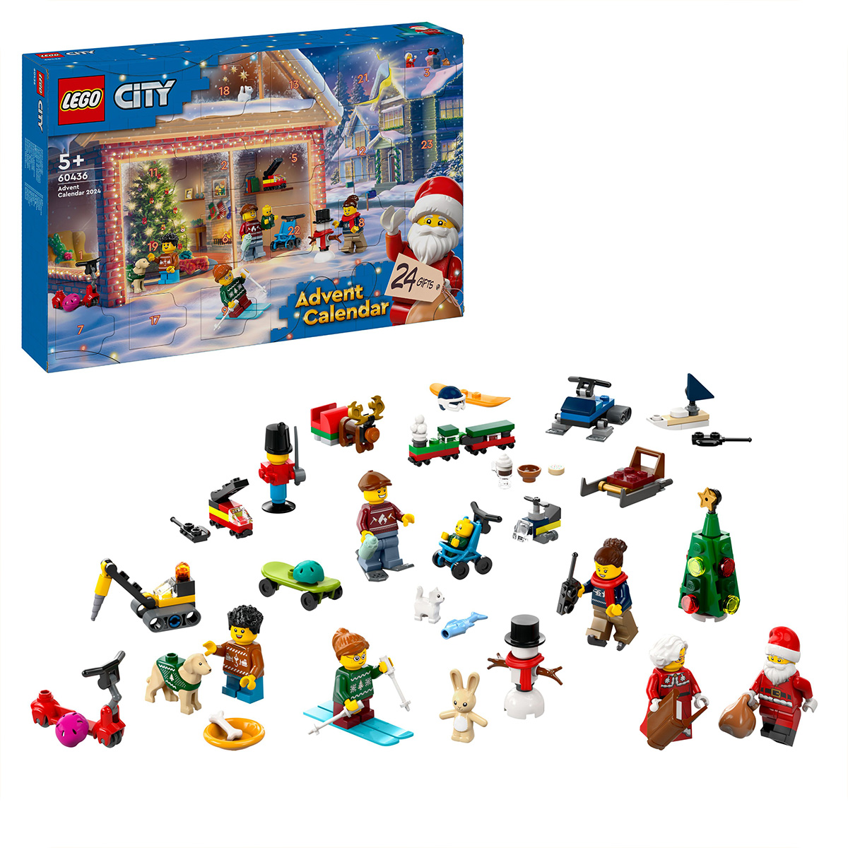 LEGO - Calendar de advent LEGO City - Ambalaj deteriorat