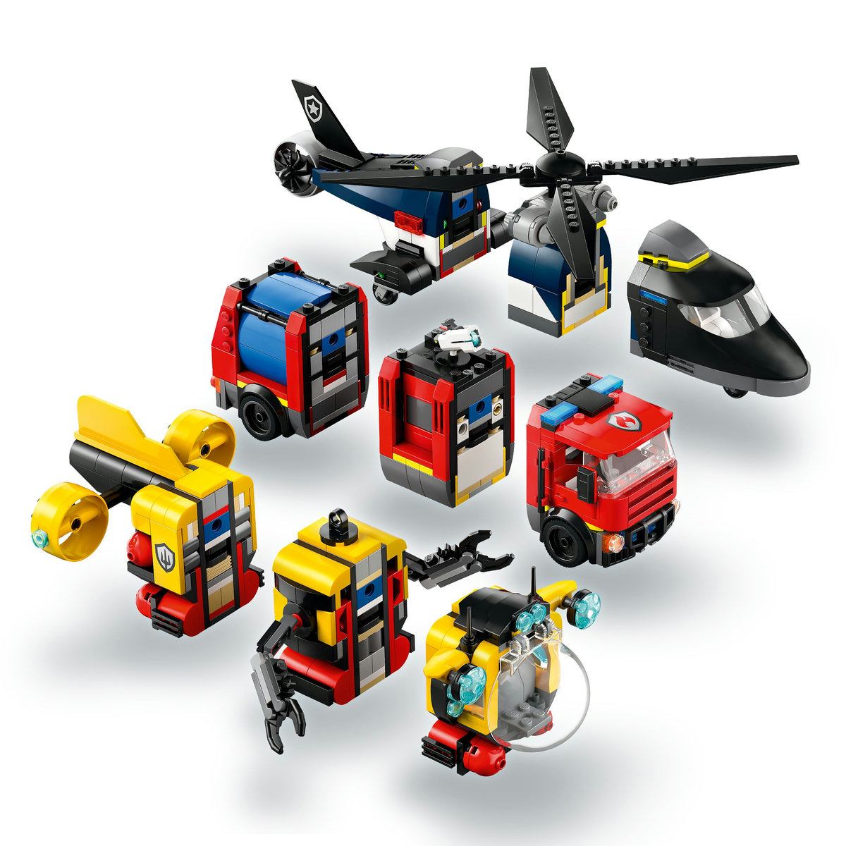 Elicopter, camion de pompieri si submarin remixate - Ambalaj det [4]